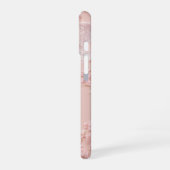 Lace Frame - Romantic Pastel Pink Phone Case iPhone 16 Hülle (Linke Seite)