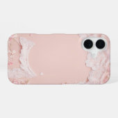 Lace Frame - Romantic Pastel Pink Phone Case iPhone 16 Hülle (Rückseite (Horizontal))