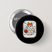 Lace Ghost Coquette Bow Pumpkin Cherry Girly Niedl Button (Vorne & Hinten)