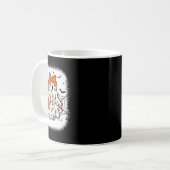 Lace Ghost Coquette Bow Pumpkin Cherry Girly Niedl Kaffeetasse (Vorderseite Links)