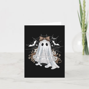 Lace Ghost Shirt Niedlich Floral Webs Spooky Oktob Karte