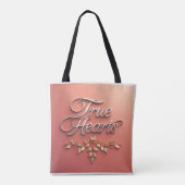 Lace Heart Suede Tasche (Rückseite)