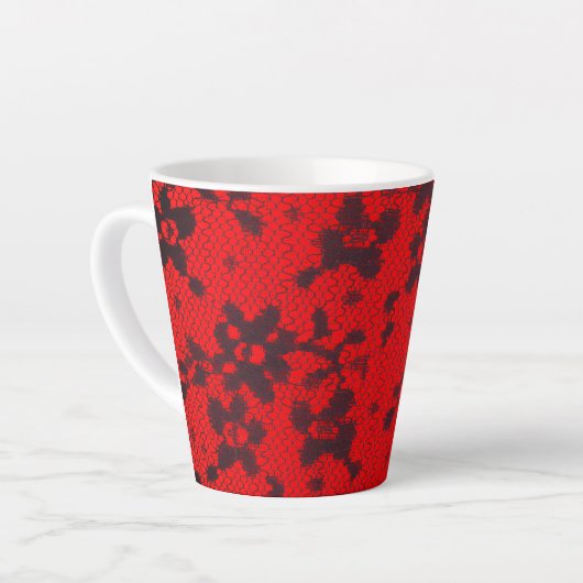 Lace Latte Tasse (Linke Ecke)