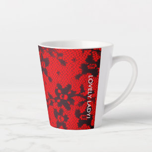 Lace Latte Tasse