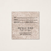 Lace Lingerie Boutique Gift Card (Rückseite)