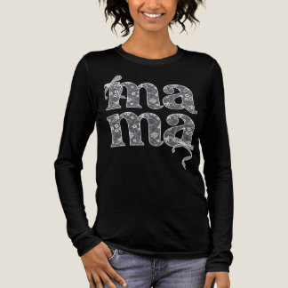 Lace Mama Typografie Tri-Blend Shirt