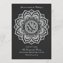 Lace Mandala Hochzeit Einladungen