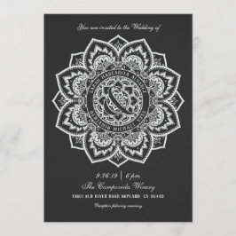 Lace Mandala Hochzeit Einladungen