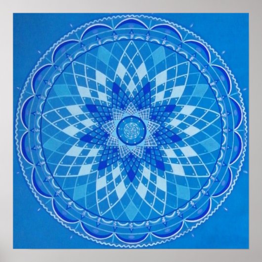 Lace Mandala Poster (Vorne)