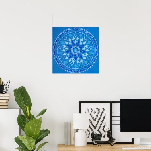 Lace Mandala Poster (Heimbüro)