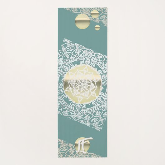 Lace mandala yogamatte (Rückseite)