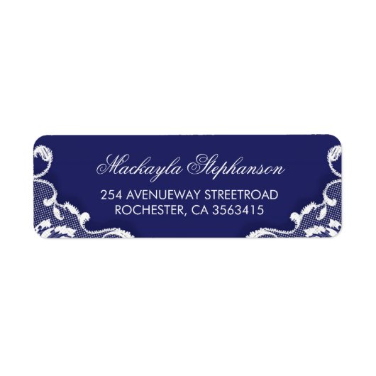 Lace Navy Vintage Wedding (Vorne)