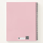 Lace Petals in Bloom Notizblock (Rückseite)