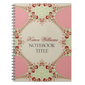 Lace Pink Pastell Notebook Notizblock (Vorderseite)