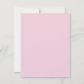 Lace Rose Lady Luncheon Party Einladung (Rückseite)