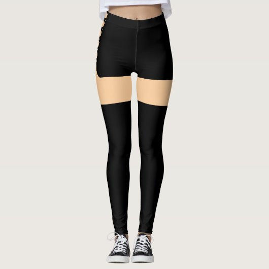 Lace Shorts Illusion Leggings (Vorderseite)