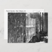 Lace View French Quarter New Orleans Postkarte (Vorne/Hinten)