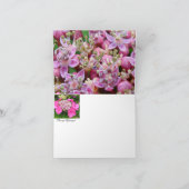 Lacecap Hydrangea-Anmerkungs-Karte Karte (Innenseite)