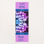 Lacecap Hydrangea Blume Personalisiert Yogamatte (Vorderseite)