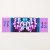 Lacecap Hydrangea Blume Personalisiert Yogamatte (Vorderseite (Horizontal))