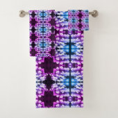 Lacecap Hydrangea Color Tint Muster Badhandtuch Set (Insitu)