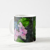 Lacecap Hydrangea Kaffeetasse (Vorderseite Links)