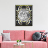 Lacecap Hydrangea Rahmen Erstellen Sie Ihr eigenes Leinwanddruck (Insitu (Wohnzimmer))