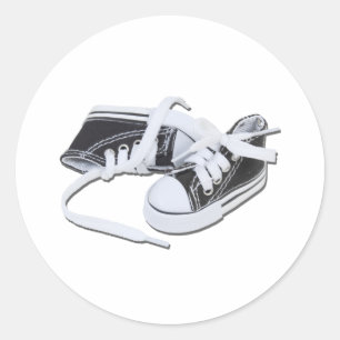 LacedTennisShoes032112.png Runder Aufkleber