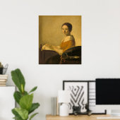 Lacemaker - Johannes Vermeer Fine Art Poster (Heimbüro)