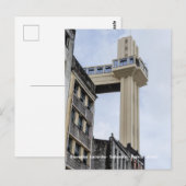 Lacerda Elevator and Historical Architecture of Sa Postkarte (Vorne/Hinten)