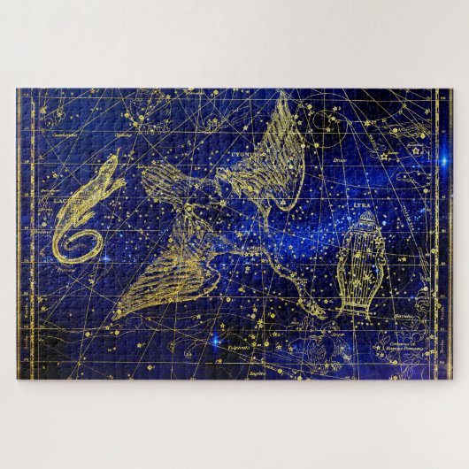 Lacerta Constellation. Puzzle (Horizontal)