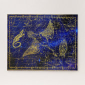 Lacerta Constellation. Puzzle (Horizontal)