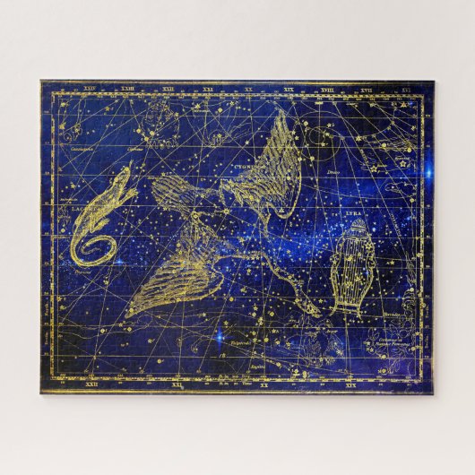 Lacerta Constellation. Puzzle (Horizontal)