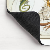 Lacerta - Konstellation - Horoskop - Zodiac Mousepad (Ecke)