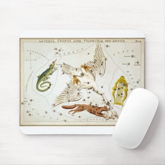Lacerta - Konstellation - Horoskop - Zodiac Mousepad (Mit Mouse)