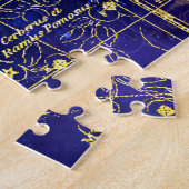 Lacerta-Sternbild. Puzzle (Seite)