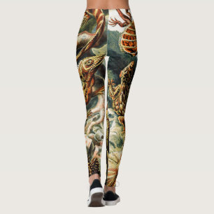 Lacertilia Lizens von Ernst Haeckel Leggings