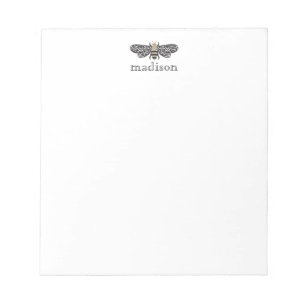 Lacewing Bee Personalisiert Notepad Notizblock