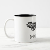 Lacewing Bee Personalized Mug Zweifarbige Tasse (Links)