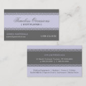 Lacework-Band-Visitenkarte Visitenkarte (Vorne/Hinten)