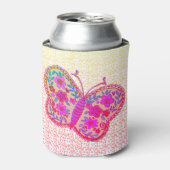 Lacey Butterfly Can Cooler Dosenkühler (Kanne Vorderseite)
