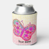 Lacey Butterfly Can Cooler Dosenkühler (Kanne Vorderseite)