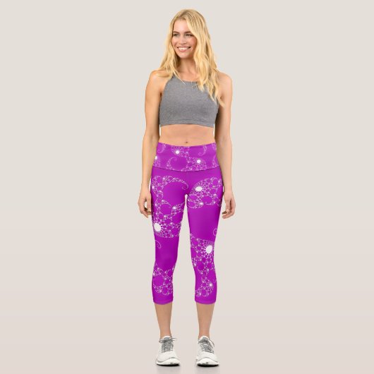 Lacey Constellation Capri Leggings (Vorderseite)