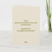 Lacey, die Eichhörnchenkarte Karte (Rückseite)