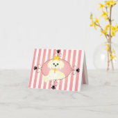 Lacey extravagante Hosen Karte (Gelbe Blume)