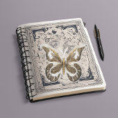 Lacey Golden Butterfly Aufkleber