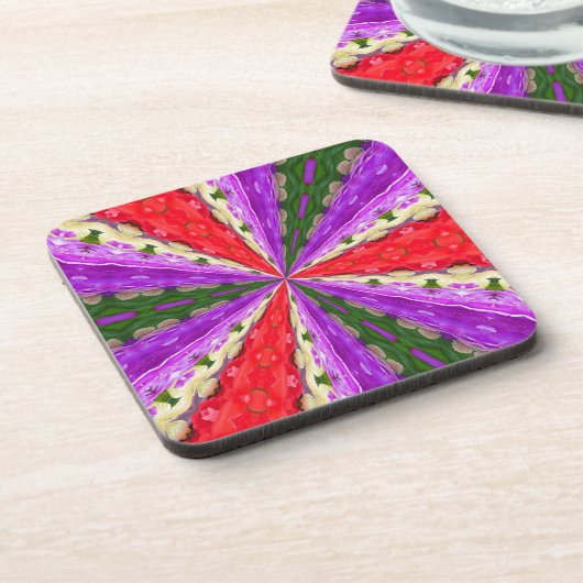 Lacey Kaleidoscope Getränkeuntersetzer (Linke Seite)