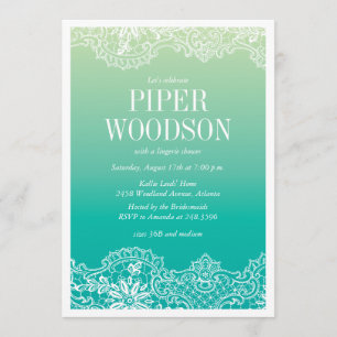 Lacey Lingerie Dusche Einladung