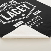 Lacey Personalisiert Name Birthday Sherpadecke (3/4)