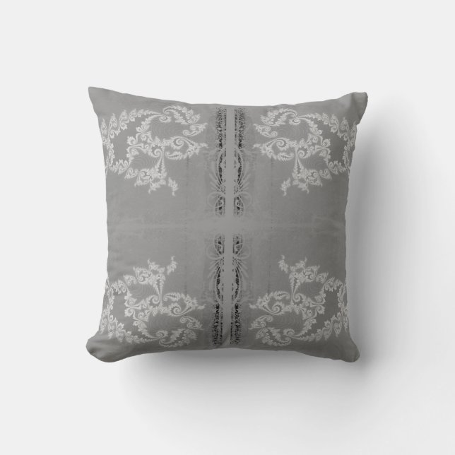 Lacey Swimmer - Gray Gray Kissen (Vorderseite)